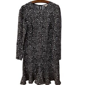 Boden Dress Womens 8R Geometric Print Fluted Skirt-Sz 8R(US) Career Feminine